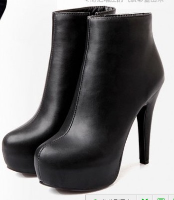 black high heels size 2